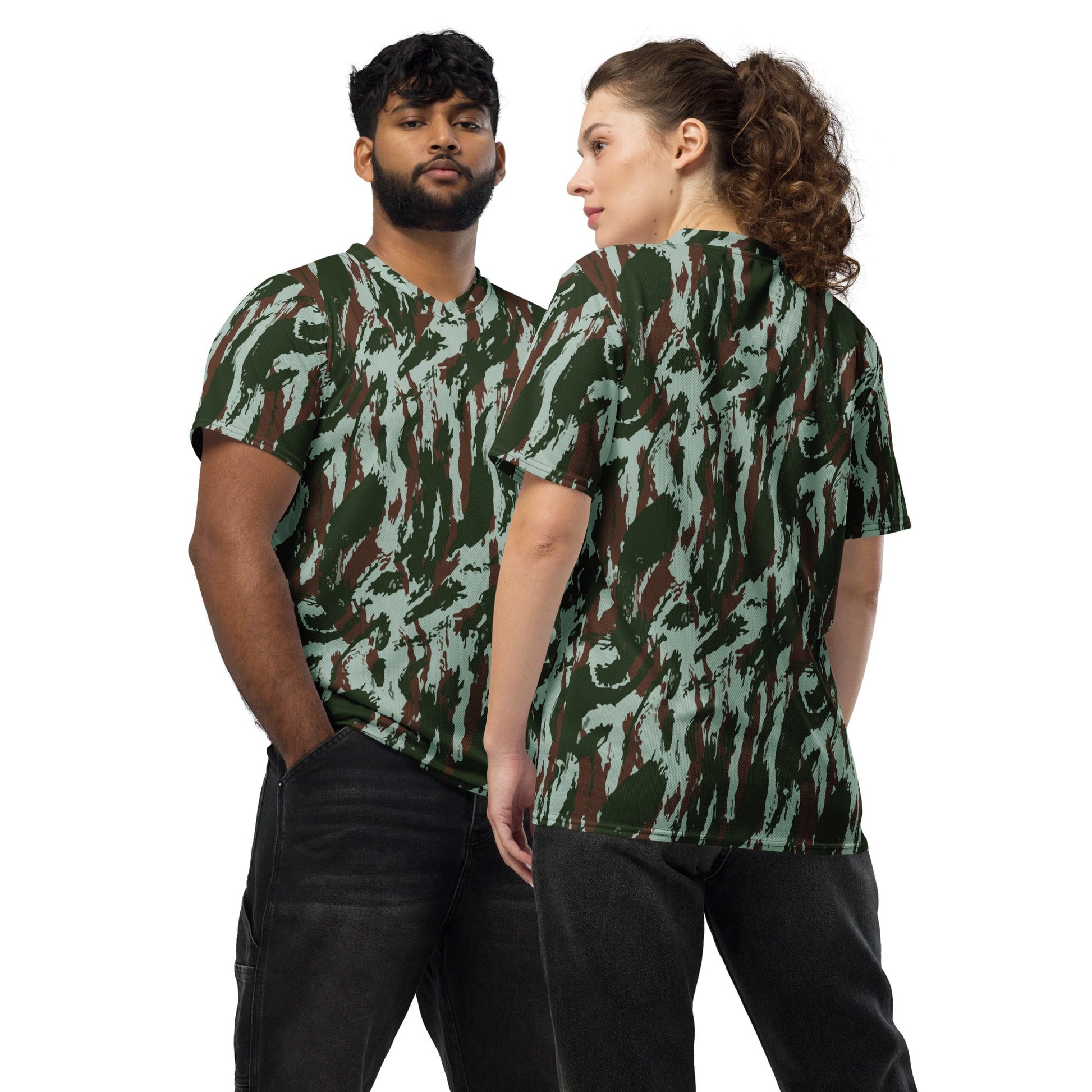 Brazilian Lizard Vertical CAMO unisex sports jersey - 2XS - Sports Jerseys