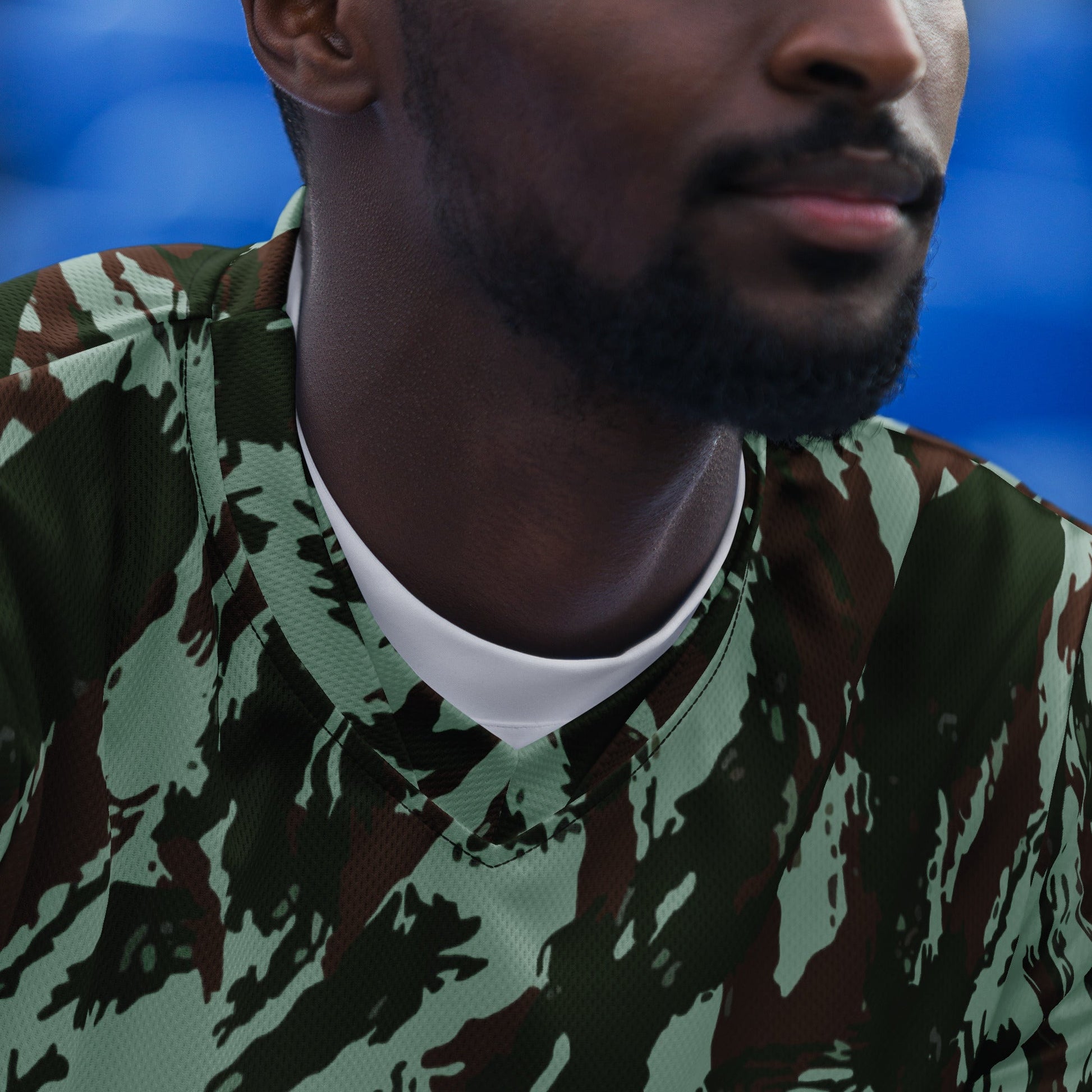 Brazilian Lizard Vertical CAMO unisex sports jersey - Sports Jerseys