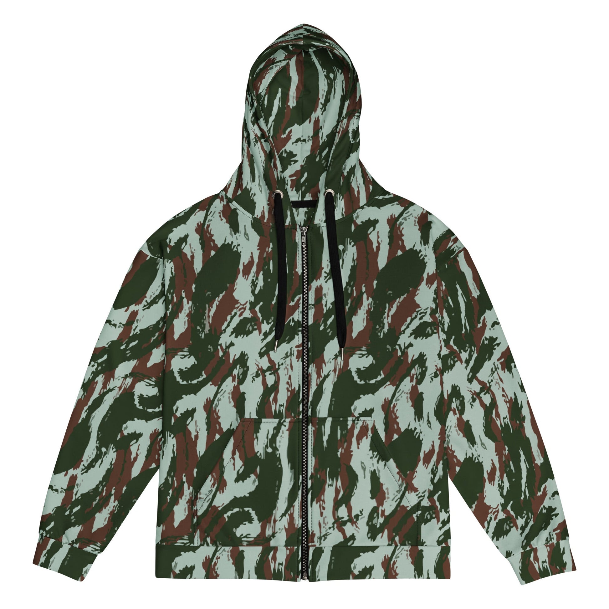 Brazilian Lizard Vertical CAMO Unisex zip hoodie - 2XS - Zip Hoodies