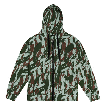 Brazilian Lizard Vertical CAMO Unisex zip hoodie - 2XS - Zip Hoodies