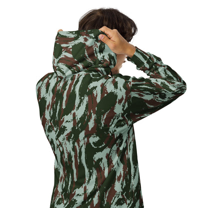 Brazilian Lizard Vertical CAMO Unisex zip hoodie - Zip Hoodies