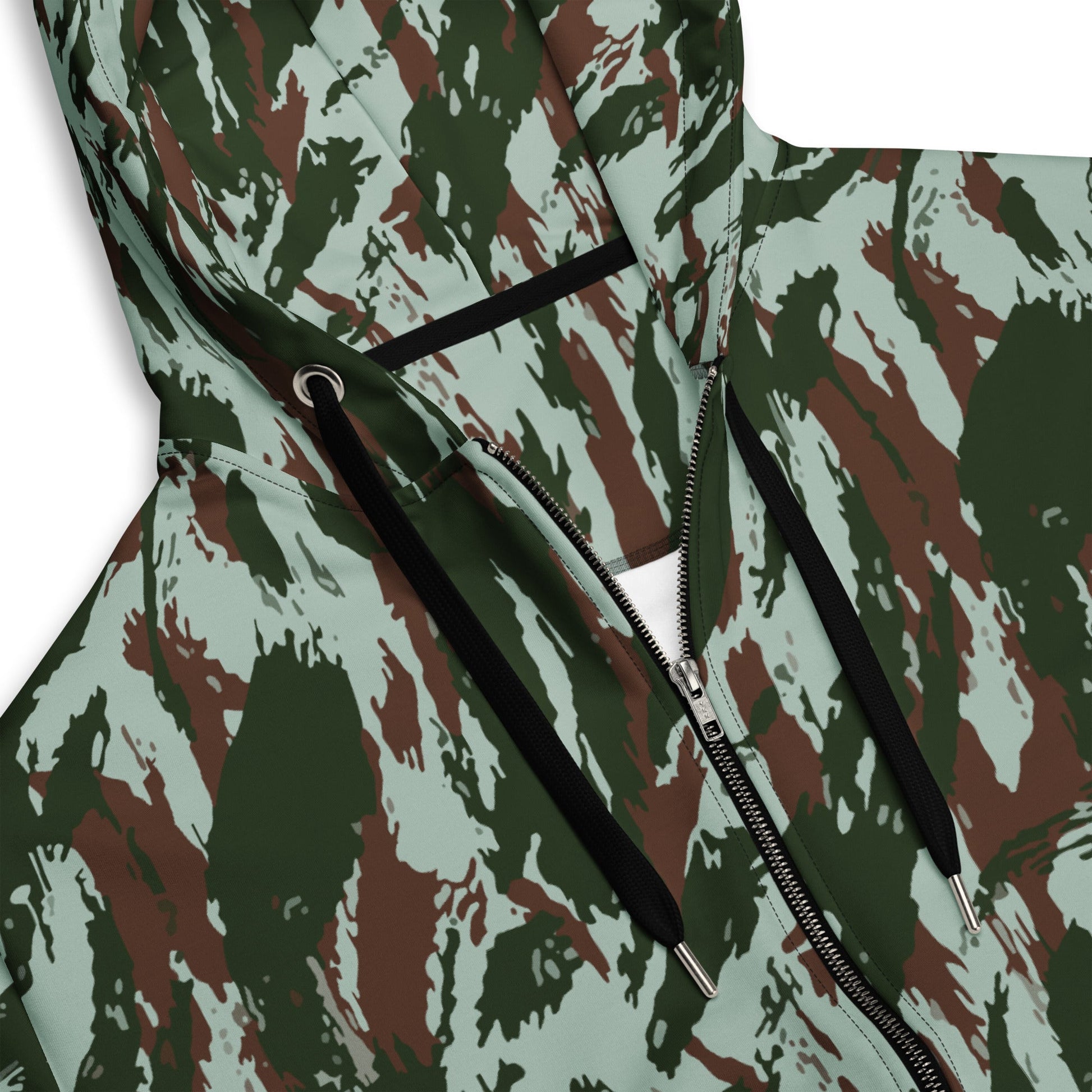 Brazilian Lizard Vertical CAMO Unisex zip hoodie - Zip Hoodies
