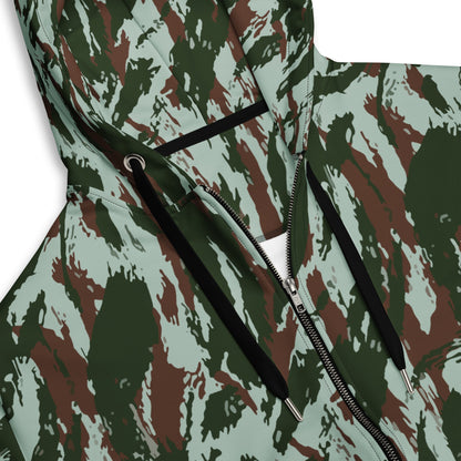 Brazilian Lizard Vertical CAMO Unisex zip hoodie - Zip Hoodies