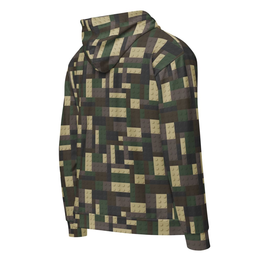 BRICKflauge Woodland CAMO Unisex zip hoodie