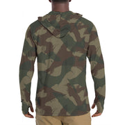 Denison 1959 CAMO Mens Sunscreen Sports Hoodie With Thumb Holes