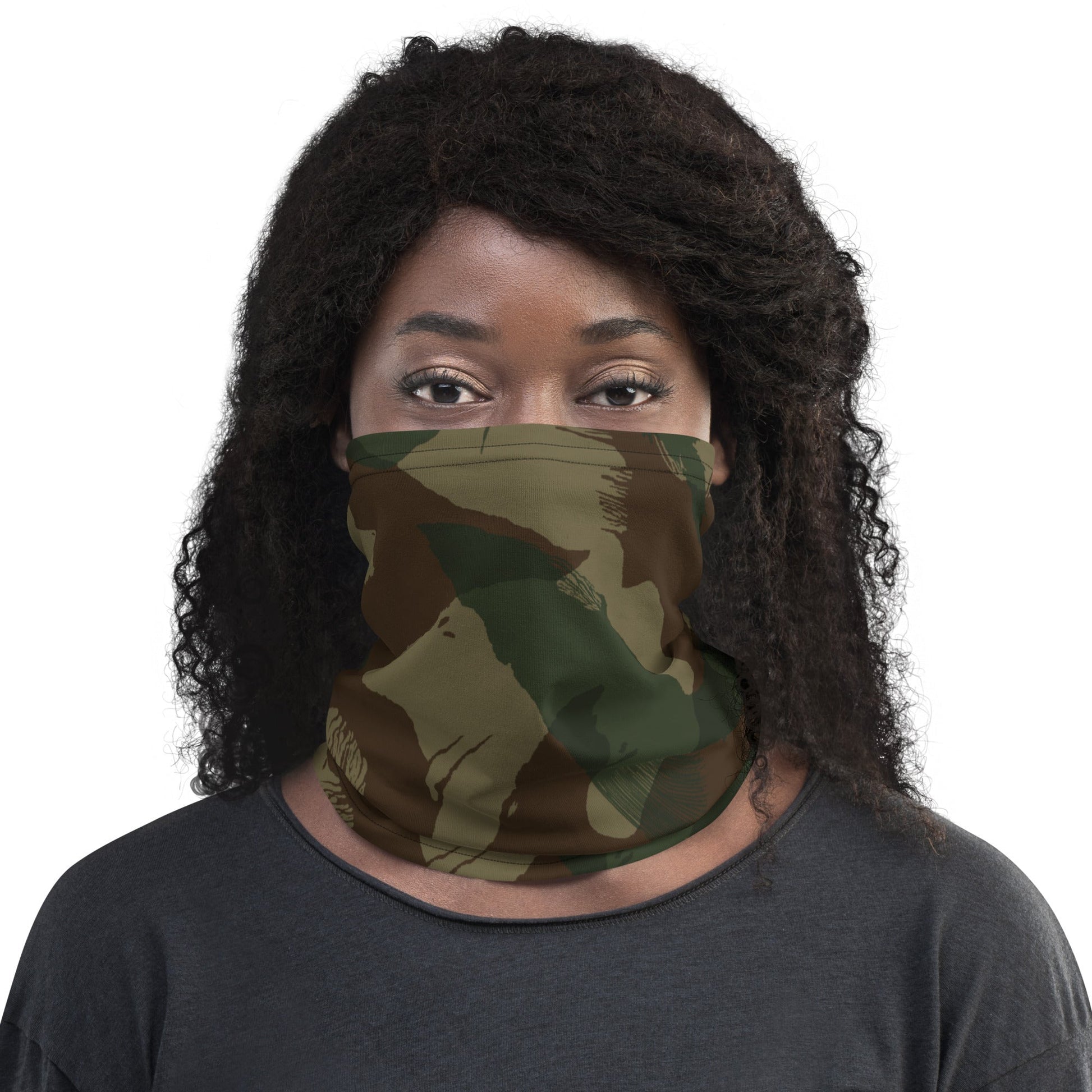 British 1959 Denison CAMO Neck Gaiter Gaiters