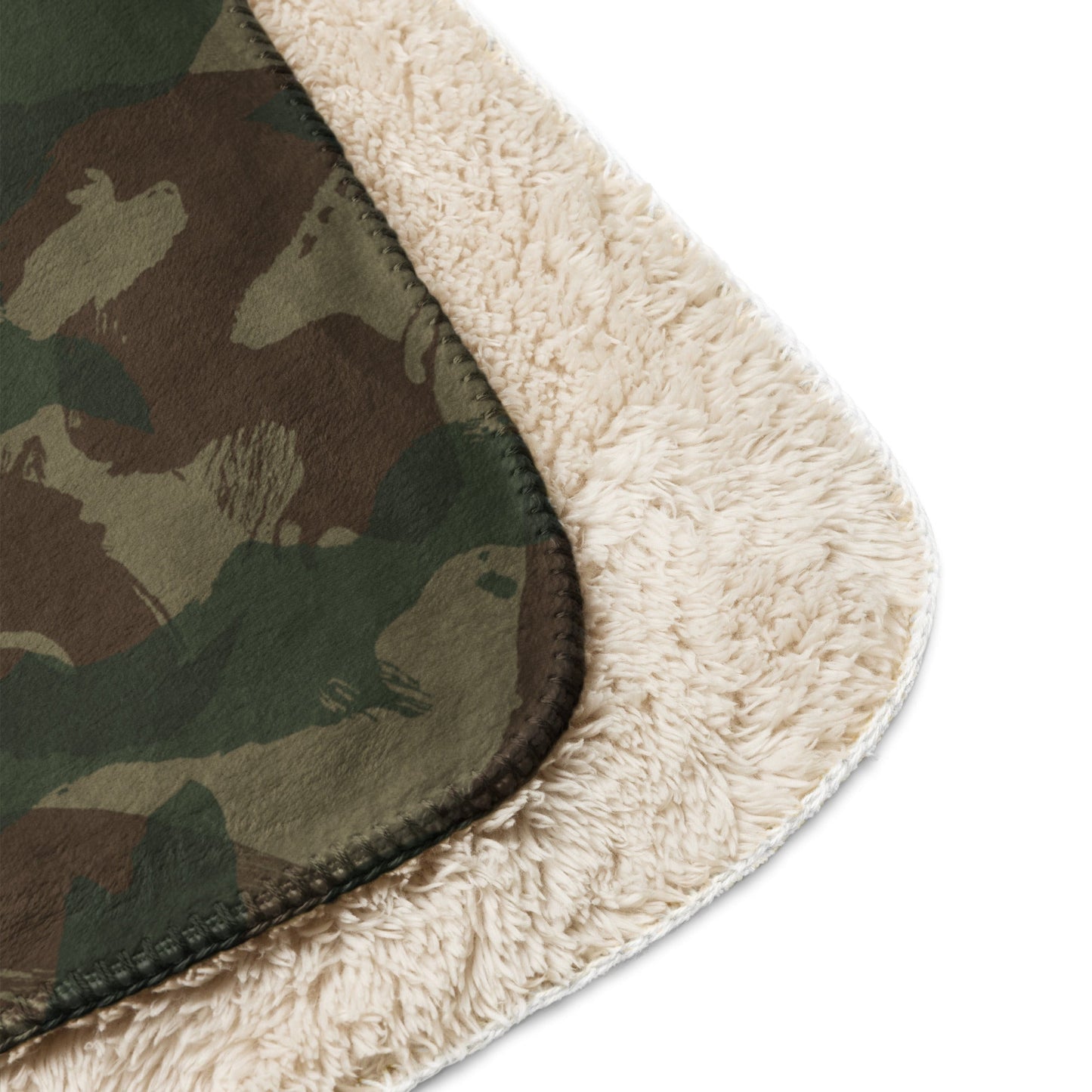 British 1959 Denison CAMO Sherpa Blanket