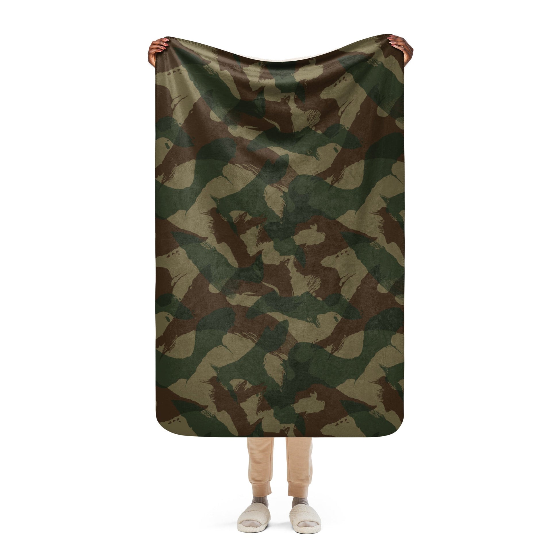 British 1959 Denison CAMO Sherpa Blanket