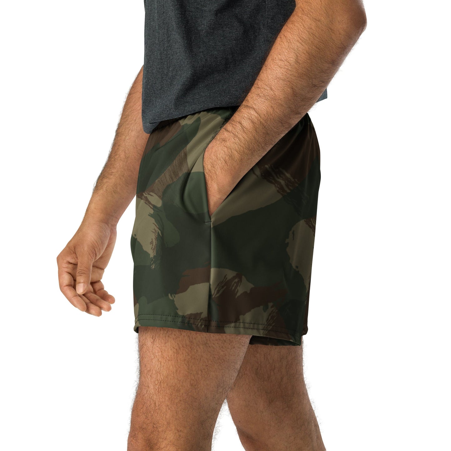 British 1959 Denison CAMO Unisex Athletic Shorts - XS
