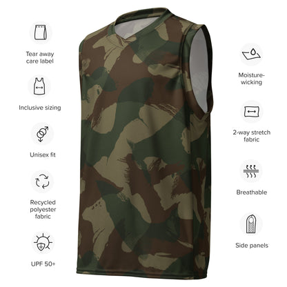 British 1959 Denison CAMO Unisex Basketball Jersey