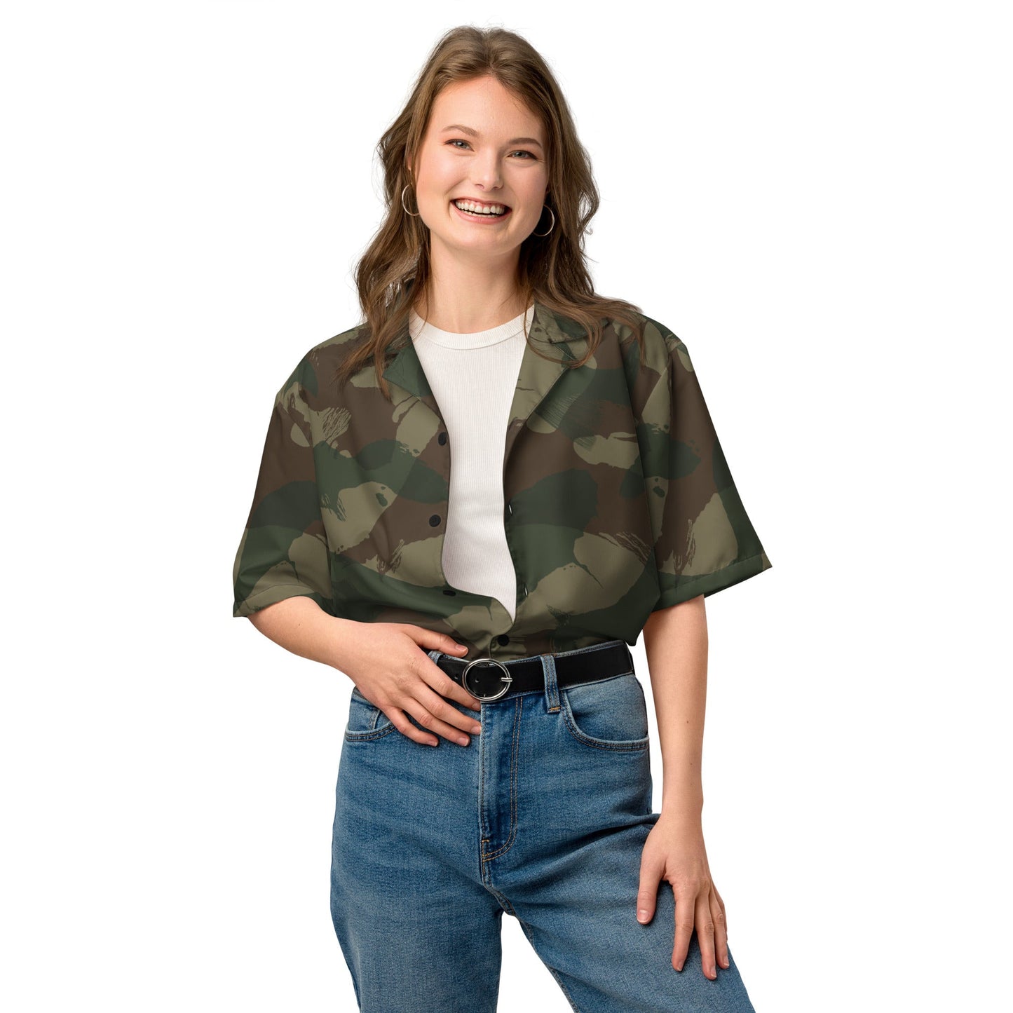 British 1959 Denison CAMO Unisex button shirt - Button Shirts