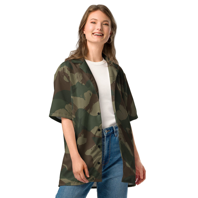 Denison 1959 CAMO Unisex Short-Sleeve Button Shirt - Button-Up
