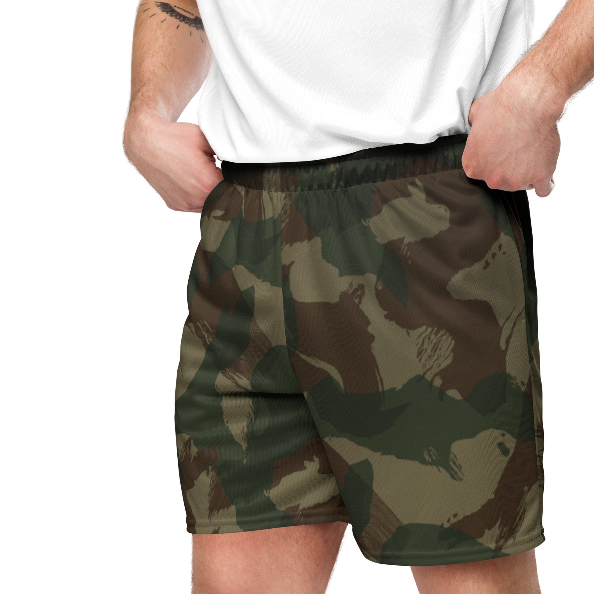 British 1959 Denison CAMO Unisex Mesh Shorts
