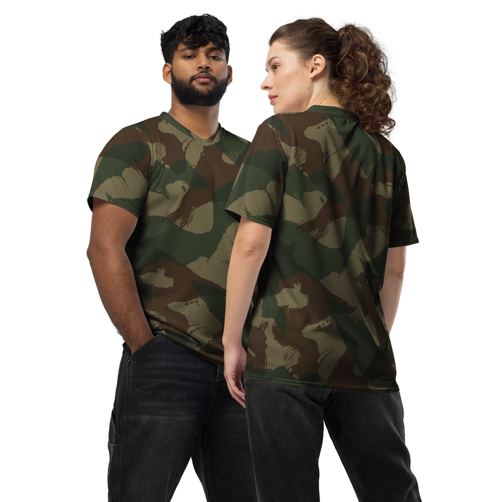 British 1959 Denison CAMO Unisex Sports Jersey - 2XS