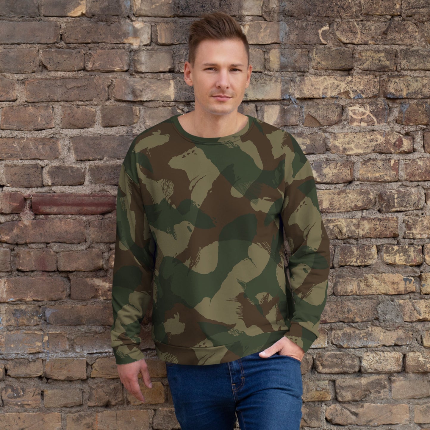 British 1959 Denison CAMO Unisex Sweatshirt - 2XS