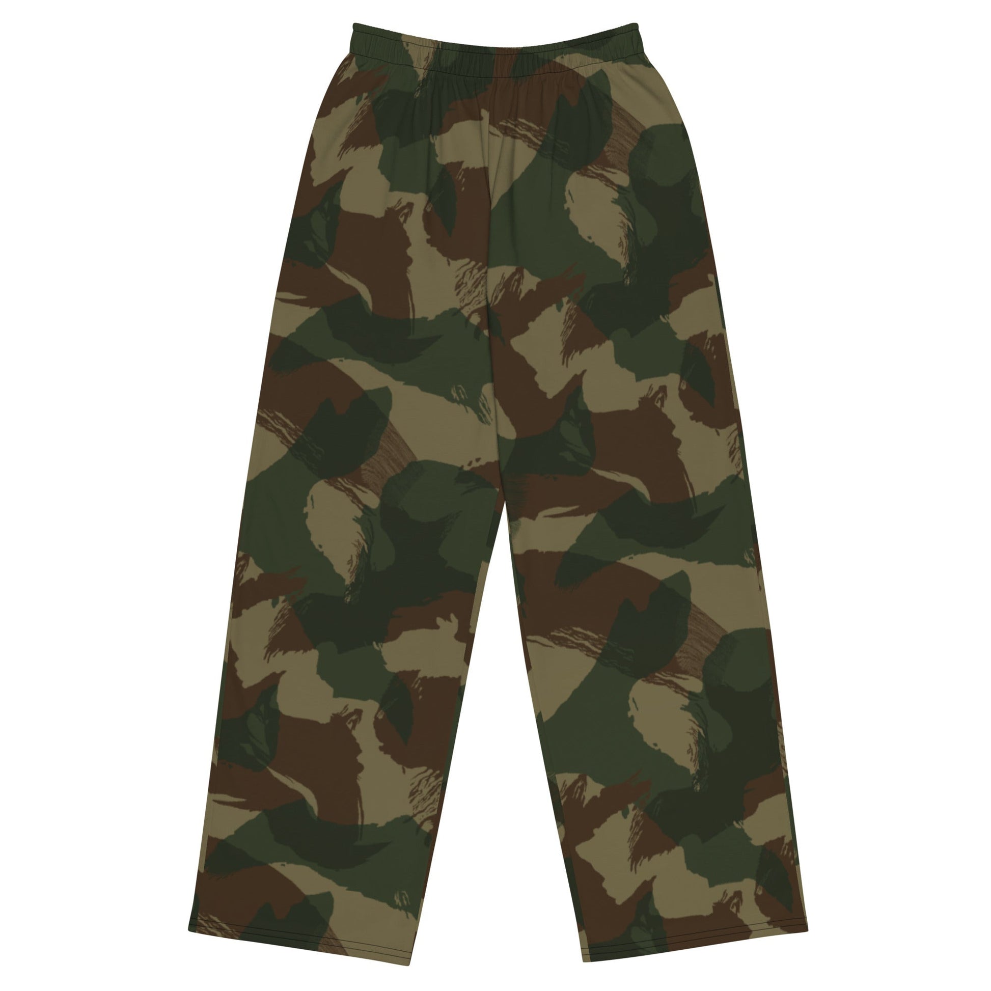 British 1959 Denison CAMO Unisex Wide-Leg Leisure Pants - 2XS