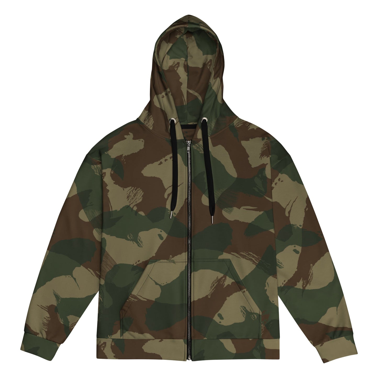 British 1959 Denison CAMO Unisex zip hoodie - 2XS - Zip Hoodies