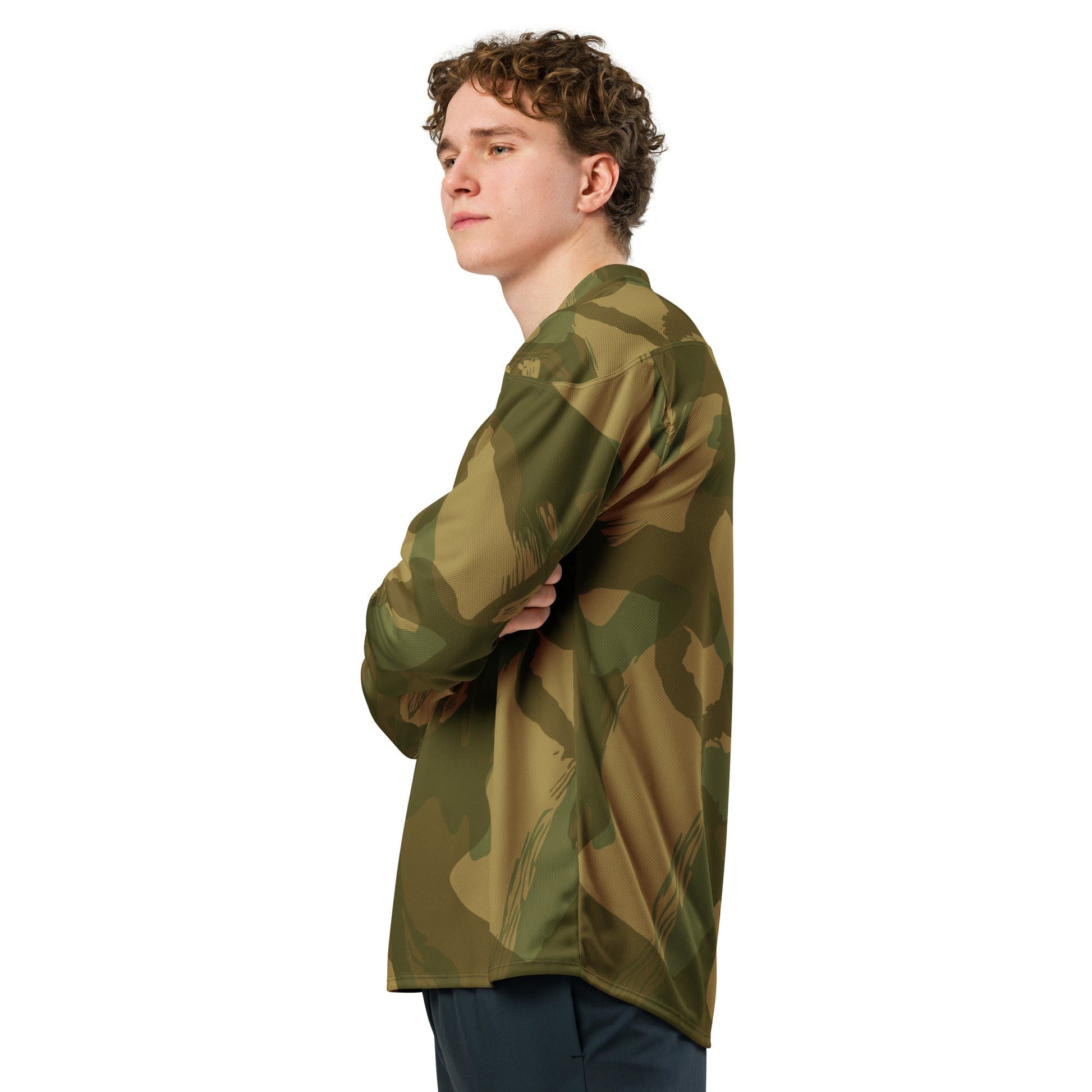 British Denison Airborne CAMO hockey fan jersey 2XS Hockey Jerseys