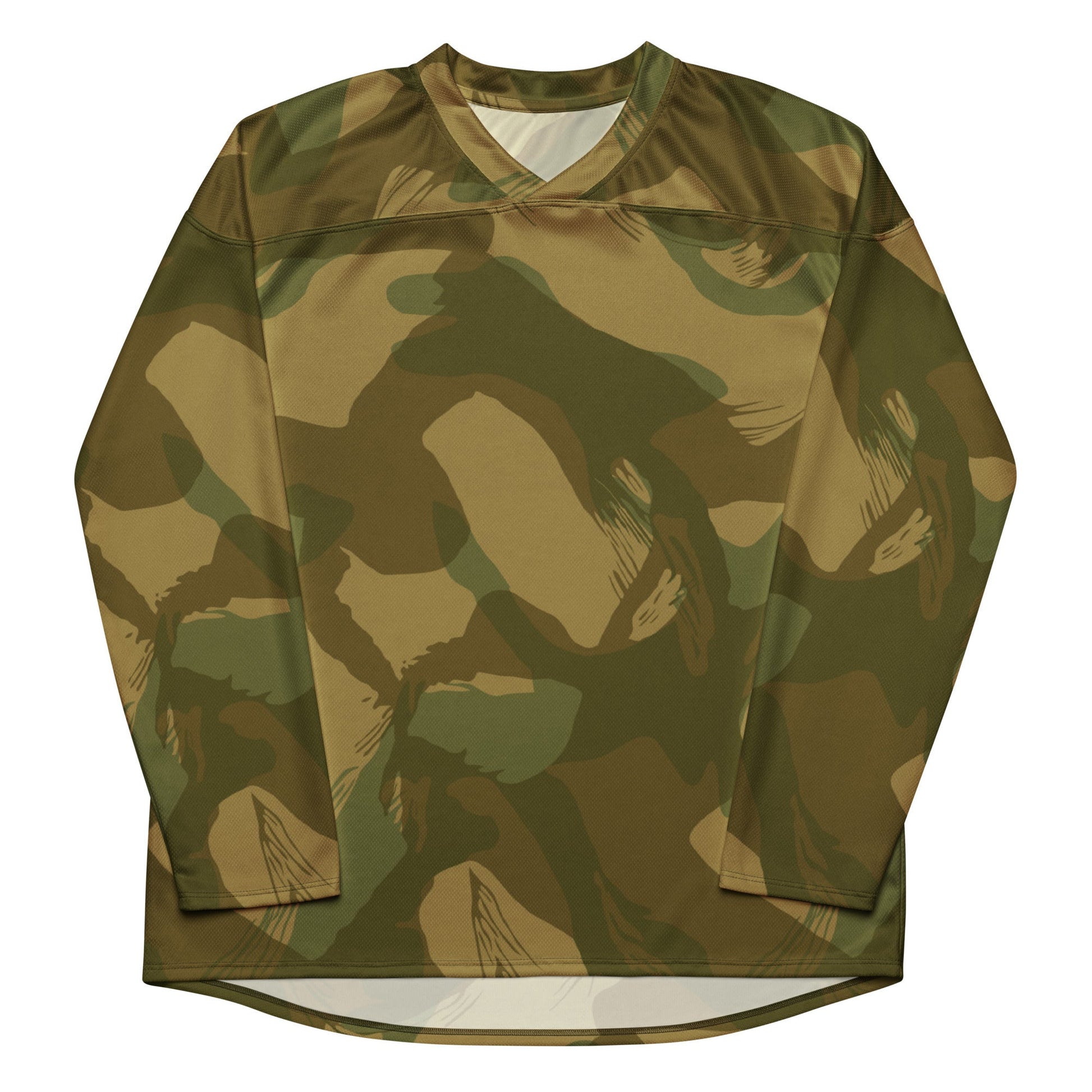 British Denison Airborne CAMO hockey fan jersey Hockey Jerseys