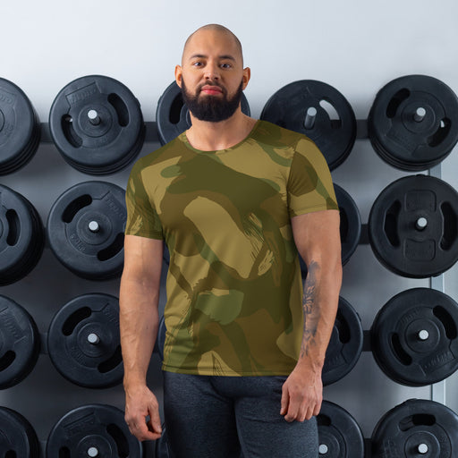Denison WWII Airborne CAMO Mens Athletic T-Shirt - XS - Shirt