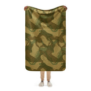 Denison WWII Airborne CAMO Sherpa Blanket - 37″×57″