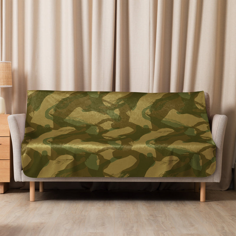 Denison WWII Airborne CAMO Sherpa Blanket