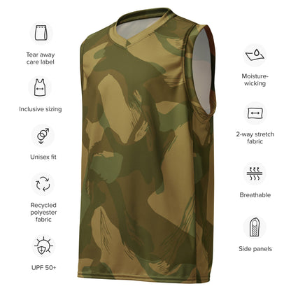 British Denison Airborne CAMO unisex basketball jersey - Basketball Jerseys