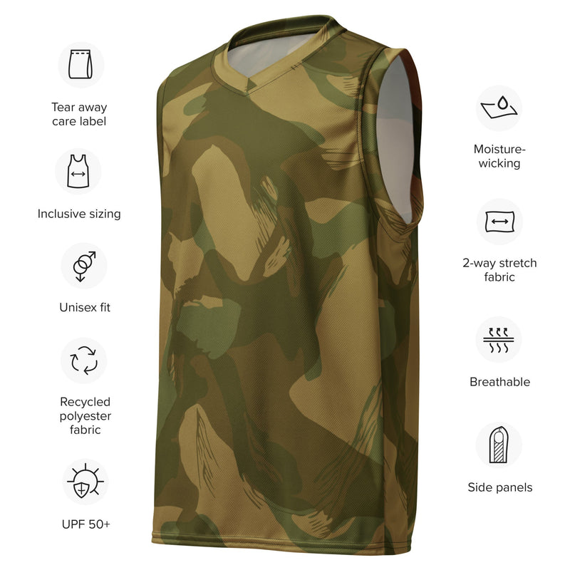 Denison WWII Airborne CAMO Unisex Basketball Jersey
