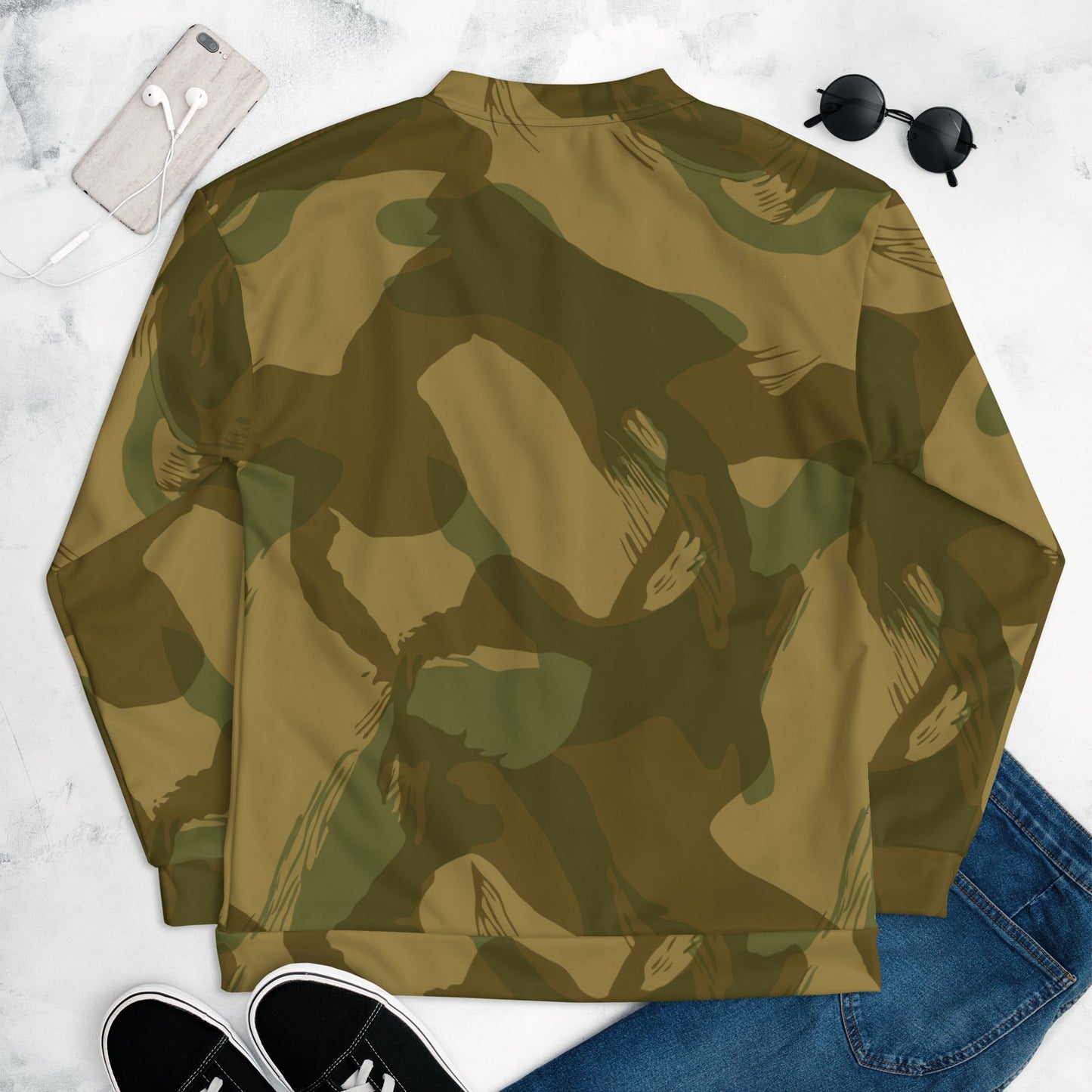 British Denison Airborne CAMO Unisex Bomber Jacket - Jackets