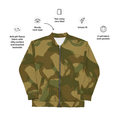 British Denison Airborne CAMO Unisex Bomber Jacket - Jackets