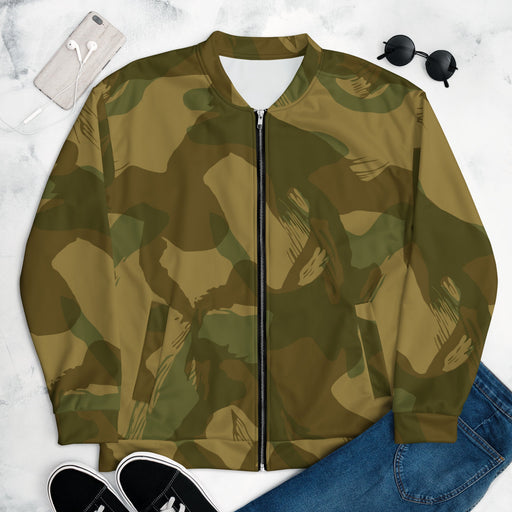 Denison WWII Airborne CAMO Unisex Bomber Jacket - XS