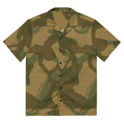 Denison WWII Airborne CAMO Unisex Short-Sleeve Button Shirt - 2XS - Button-Up