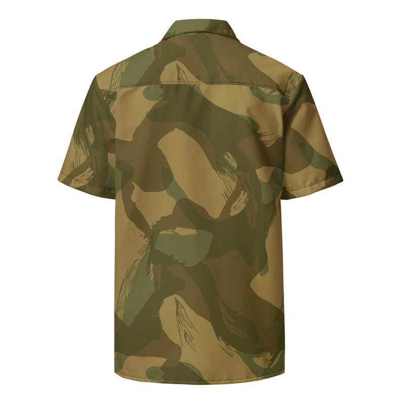 Denison WWII Airborne CAMO Unisex Short-Sleeve Button Shirt - Button-Up