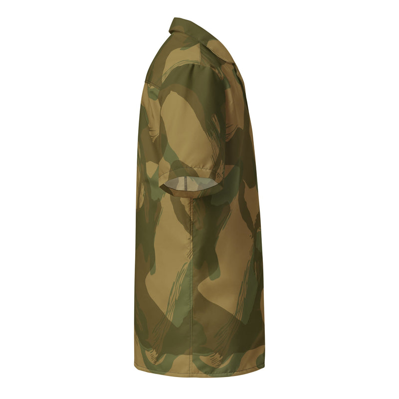 Denison WWII Airborne CAMO Unisex Short-Sleeve Button Shirt - Button-Up