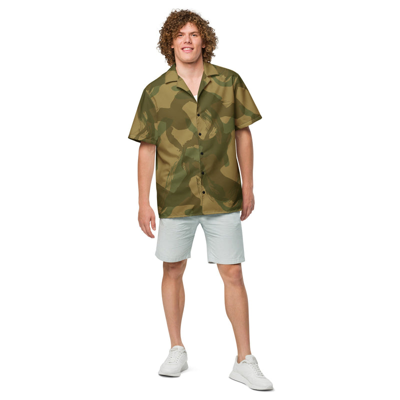 Denison WWII Airborne CAMO Unisex Short-Sleeve Button Shirt - Button-Up