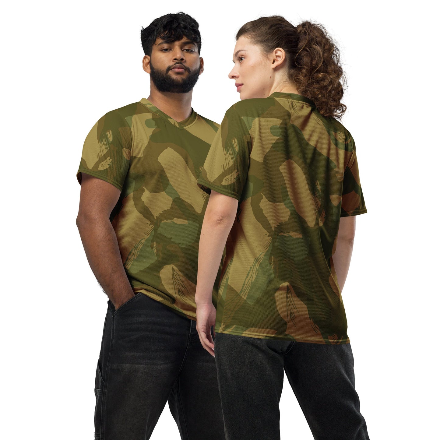 British Denison Airborne CAMO unisex sports jersey 2XS Sports Jerseys