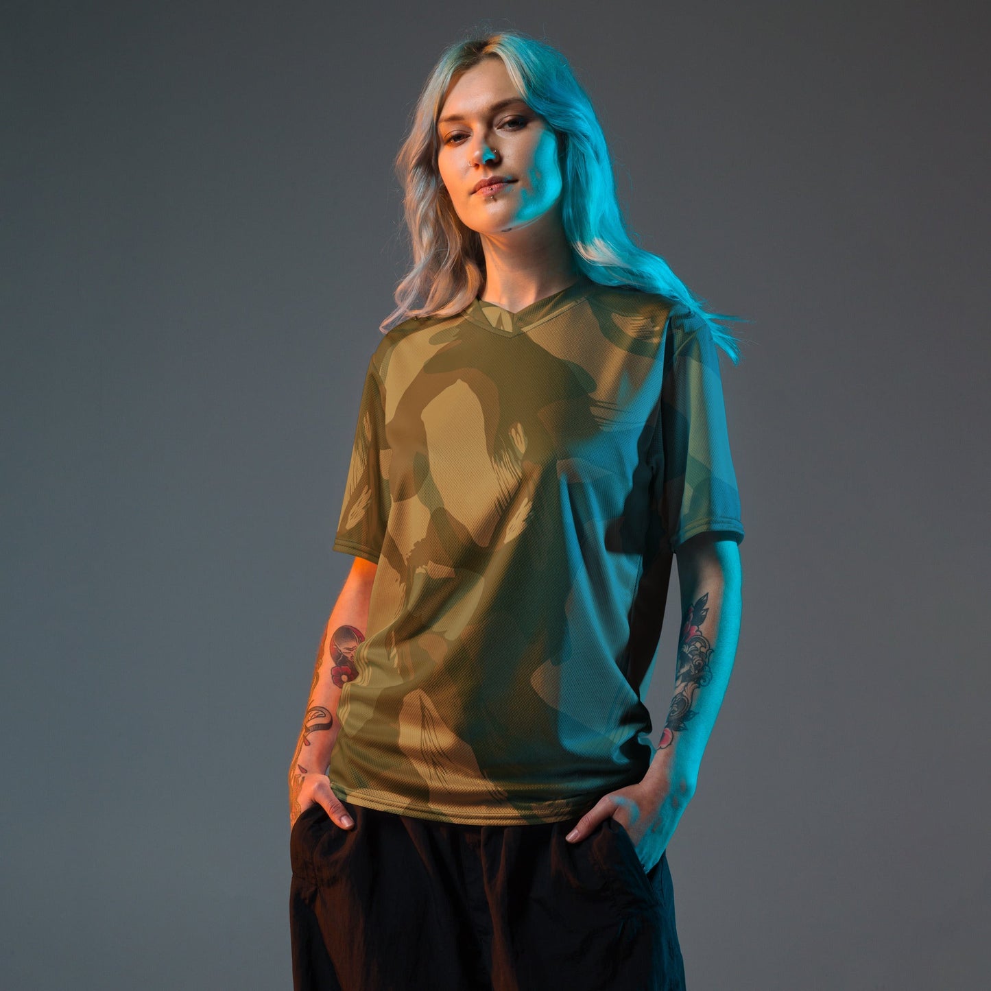 British Denison Airborne CAMO unisex sports jersey Sports Jerseys