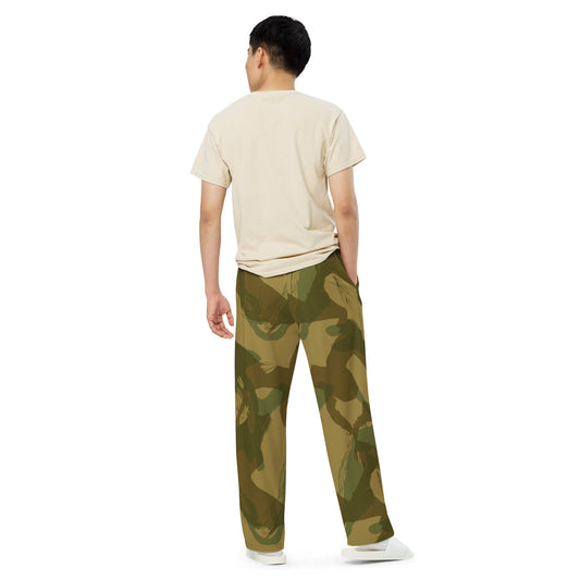 British Denison Airborne CAMO unisex wide leg pants Wide Pants