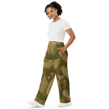 British Denison Airborne CAMO unisex wide leg pants Wide Pants
