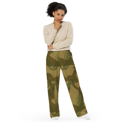 British Denison Airborne CAMO unisex wide leg pants Wide Pants