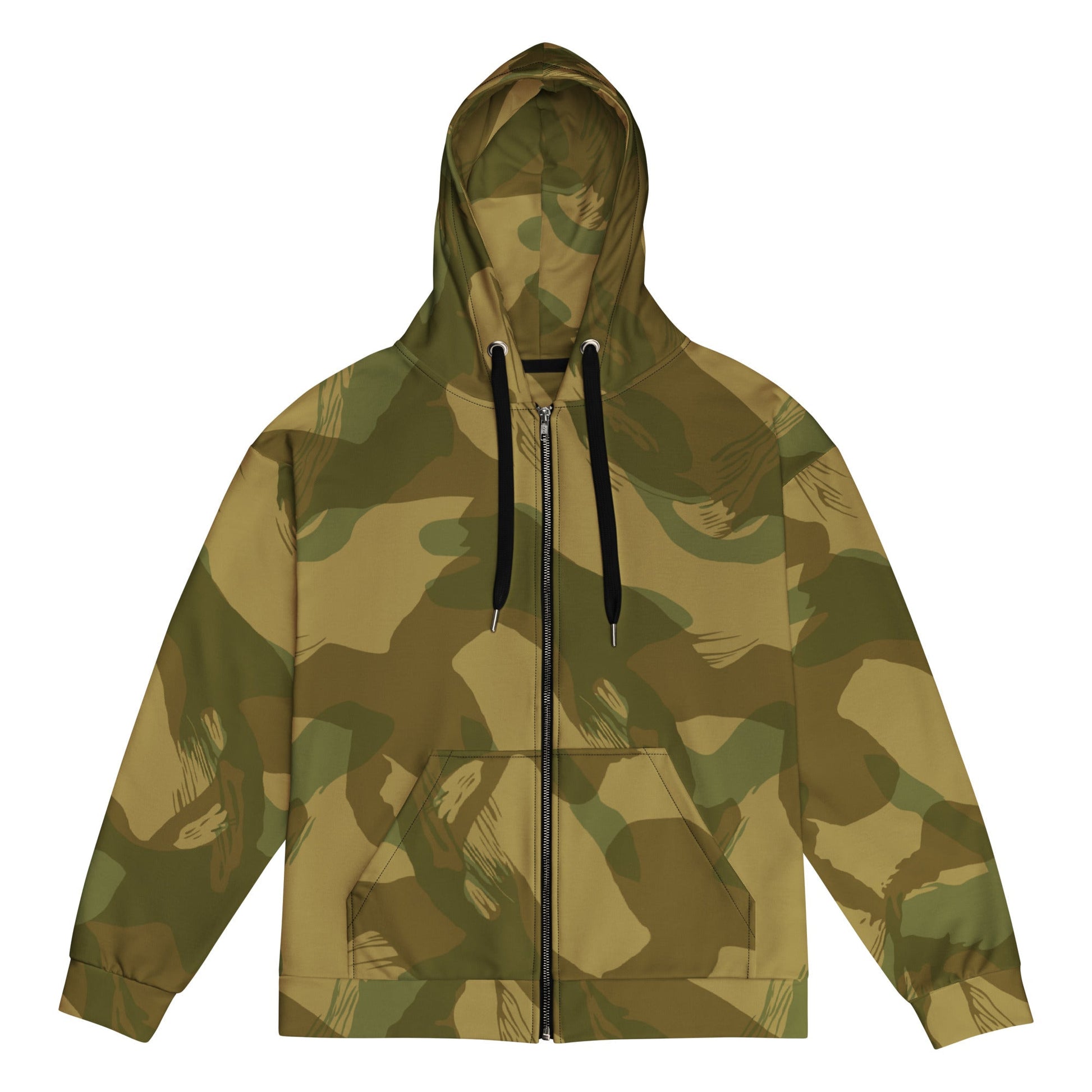 British Denison Airborne CAMO Unisex zip hoodie 2XS Zip Hoodies