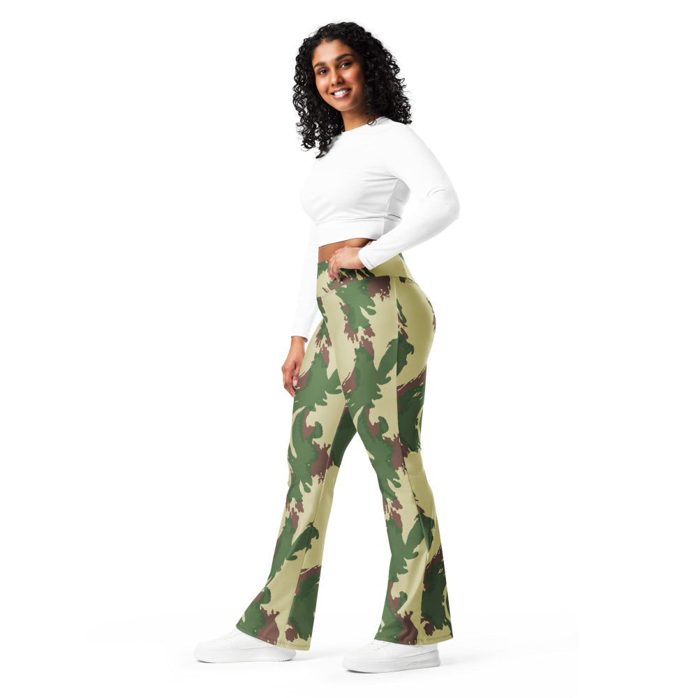 British Denison Pattern 59 Wild Geese Movie Simba CAMO Flare leggings - Womens Leggings