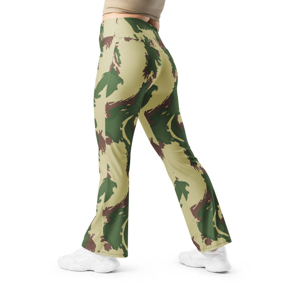 British Denison Pattern 59 Wild Geese Movie Simba CAMO Flare leggings - 2XS - Womens Leggings