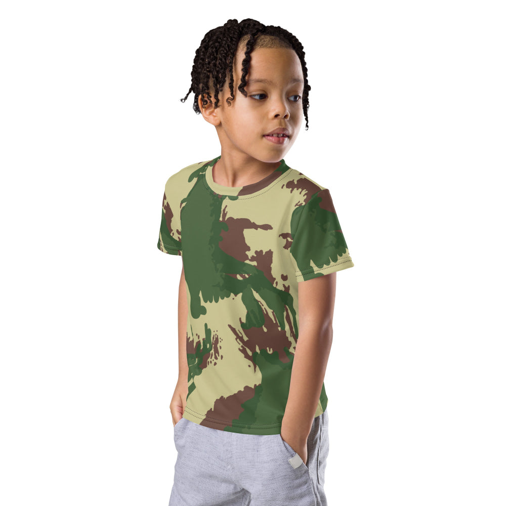 British Denison Pattern 59 Wild Geese Movie Simba CAMO Kids crew neck t-shirt - Crew Neck T-shirt