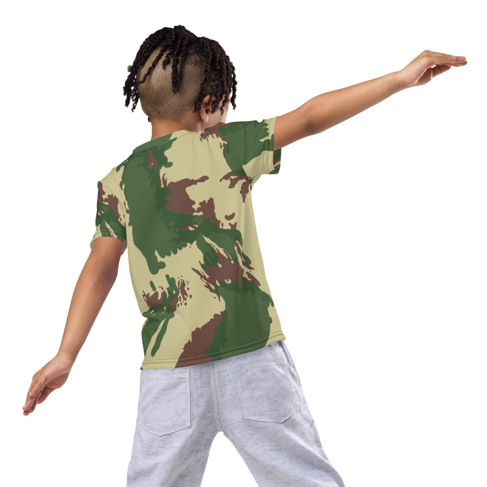 British Denison Pattern 59 Wild Geese Movie Simba CAMO Kids crew neck t-shirt - Crew Neck T-shirt