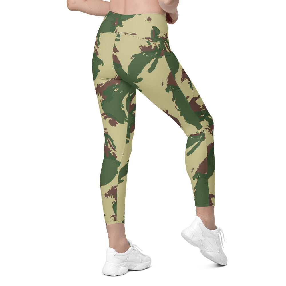 British Denison Pattern 59 Wild Geese Movie Simba CAMO Leggings with pockets - Womens With Pockets