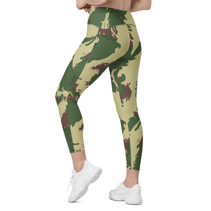 British Denison Pattern 59 Wild Geese Movie Simba CAMO Leggings with pockets - Womens With Pockets