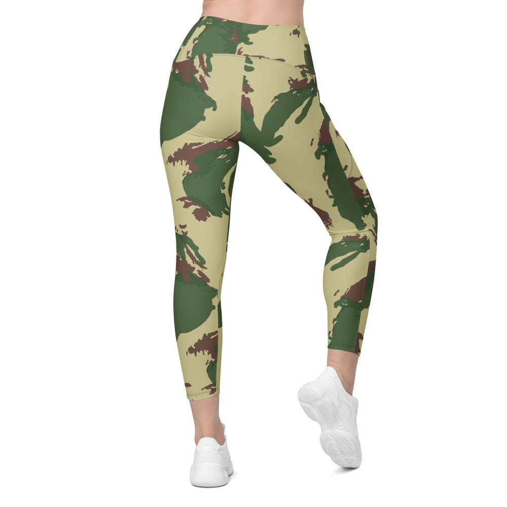 British Denison Pattern 59 Wild Geese Movie Simba CAMO Leggings with pockets - Womens With Pockets