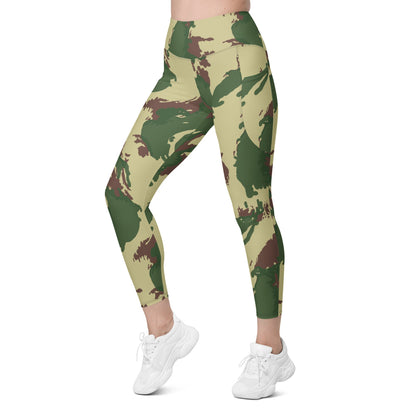 British Denison Pattern 59 Wild Geese Movie Simba CAMO Leggings with pockets - Womens With Pockets