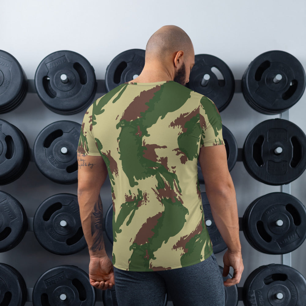 British Denison Pattern 59 Wild Geese Movie Simba CAMO Men’s Athletic T-shirt - Mens T-Shirt